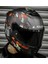 Stream 2 Angry Monkey Kapalı Motosiklet Kaskı Siyah Camlı 3