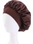 Yeni ın Saten Saten Katı Geniş Kartlı Uyku Şapkası Unisex Head Sarma Elastik Bant Kapağı Saç Bakım Bonnet Gece Şapkası Bonnet De Nuit Kahve (Yurt Dışından) 1