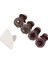 2/4pcs Mini Yuvarlak Rhinestone Saç Pençesi Retro Zirkon Pençe Klipleri Küçük Saçkoplar Saç Yengeçleri Kız Stil 1 (Yurt Dışından) 1