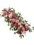 100CM Lüks Beyaz Gül Yapay Çiçek Sıra Düğün Masa Centerpiece Çiçekler Backdrop Duvar Kemerler Dekor Parti Sahne Çiçek Derin Pembe / Boyut100CM (Yurt Dışından) 1