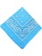 Hip Hop Bandana Eşarp Çocuklar Punk Square Bandanas Moda Moda Bohemian Baş Eşarp Kafa Bantları Sky Mavisi (Yurt Dışından) 1