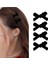 Mini Kırmızı Kadife Yay Saç Klipleri Tatlı Şeker Kadife Küçük Yay Düğüm Saç Tokaları Saç Çiğneme Ette Şarap Kırmızı/beden1pcs (Yurt Dışından) 1