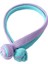 Düğümlü Saç Ipi Elastik Saç Bantları Bağlar Scrunchie Saç Bantları Çift Düğüm Yay At Kuyruğu Tutucu Başlık Mor Mavi (Yurt Dışından) 1