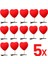 3D Kalp Şeklindeki Saç Klipleri Kız Kırmızı Sevimli Ördek Bıçağı Klipleri Günlük Dating Komik Saç Tokaları Parti Sevgililer Günü Hediye KiloKırmızı KALP-10PCS (Yurt Dışından) 1
