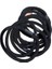 5 Çift Koreli Güçlü Saç Scrunchies Elastik Saç Kauçuk Bantları At Kuyruğu Saç Tutucuları /sakız /tie Stil 2 Siyah 5 Pcs (Yurt Dışından) 1
