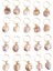 20PCS Kabuk Cazibesi Örgülü Saç Halkaları - Şık Benzersiz Headdress Dreadlock Saç Klipleri (Yurt Dışından) 1