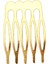 10PCS/LOT Rhodyum/bronz Altın Gelin Saçkoplar Kaçak Taraklar Ascesorio Düğün Saç Pimleri Pelo Alambre Cazibe Aksesuarlar 5 Diş Gümüş (Yurt Dışından) 1