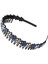 Unisex Alice Saç Bandı Çerçeve Kafa Bandı Erkek Spor Saç Band Çember Top Çift Bangs Çiçek Rhinestone Eblueab (Yurt Dışından) 1