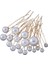 Gelin Düğün Rhinestone Saç Pimleri Çatallar Inci Saçkoplar Gelin Başlık Partisi Mücevher Hediye Dropship Pearl 20PCS 6mm (Yurt Dışından) 1