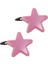Süper Sevimli Pembe Bej Kalp Şeklindeki Pentagram Saç Klibi Tatlı Serin Yıldızlar Yan Saç Tokası Basit Güzel Kore Pembe Pentagram (Yurt Dışından) 1