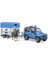 Land Rover Polis Aracı At Nakil Römorku Memur ve Atı BR02588 2