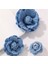Denim Kamelya Çiçeği Broş-5 cm (Tek Ürün) 5