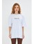 Kadın Vogue Baskılı %100 Pamuk Oversize Kadın Tişört 1