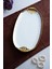 Arven Oval Gold Sunum Tepsisi - 45 cm 1
