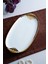 Arven Oval Gold Sunum Tepsisi - 45 cm 3