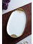 Arven Oval Gold Sunum Tepsisi - 45 cm 4