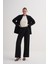 Oversize Kemerli Blazer Ceket 2