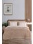Comfort Set Yeni Nesil Wellsoft Yorganlı 3 Parça Çift Kişilik Soft Line Bej 1