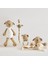 Lamb Ailesi 5 Parça Bebek Seti - Müslin , Amigurumi Uyku Akadaşı-Oyuncak, Emzik Tutucu, Çıngıraklı Diş Kaşıyıcı, Koku Mendilli Uyku Arkadaşı 3