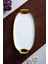 Arven Oval Gold Sunum Tepsisi - 41 cm 1