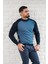 Yarım Balıkçı Desenli Slimfit Yünlü Triko Kazak 3