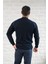 Yarım Balıkçı Desenli Slimfit Yünlü Triko Kazak 5