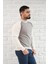 Yarım Balıkçı Desenli Slimfit Yünlü Triko Kazak 4