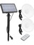 Xf-707-2 Kumandalı Solar Panelli 2 Power Ledli Çiftli Projektör Lambası Xf-707-2 1