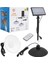 Xf-707-2 Kumandalı Solar Panelli 2 Power Ledli Çiftli Projektör Lambası Xf-707-2 3