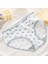 AS011 Mavi Kalp Milk Silk Altı Çubuk Kadınların Üç Pantoları (Yurt Dışından) 1