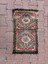 48 x 76 cm Koç Boynuz Motifli El Dokuma Nostaljik Küçük Boy Antık Kilim 1