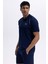 Pamuklu Regular Fit Logolu Polo Yaka T Shirt Erkek Polo Yaka T Shirt EM407 4