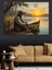 Gölde Balıkçı Adam Dekoratif Kanvas - Mdf Ahşap Tablo 4