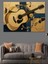 Nostaljik Gitar Notaları Dekoratif Kanvas - Mdf Ahşap Tablo 5