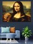 Mona Lisa Hamburgerli Dekoratif Kanvas - Mdf Ahşap Tablo 2