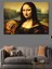 Mona Lisa Hamburgerli Dekoratif Kanvas - Mdf Ahşap Tablo 3