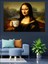 Kahve Tutan Mona Lisa Dekoratif Kanvas - Mdf Ahşap Tablo 2