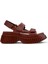 Pix Bcn Kadın Kırmızı Spor Sandalet K201511-009 1