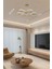 Modern Eskitme Papatya Model Kumandalı 3 Renk (Beyaz / Sarı / Günışığı) LED Avize 2