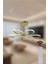 Modern Eskitme Papatya Model Kumandalı 3 Renk (Beyaz / Sarı / Günışığı) LED Avize 1