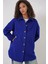 0674 Cepli Oversize Gömlek - Saks 3
