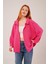 Basic Oversize Fuşya Gömlek 1