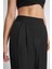 x Nurbeli Siyah Kadın Gizli Fermuarlı Palazzo Pantolon 3