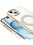 Apple iPhone 13 Magsafe Şarj Özellikli Pırlanta Taş Tasarımlı Diamond Kapak Kılıf 2