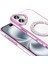 Apple iPhone 16 Plus Magsafe Şarj Özellikli Pırlanta Taş Tasarımlı Diamond Kapak Kılıf 2