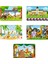 Ahşap Puzzle Eğitici 5'li Set - Eğitici Yapboz Puzzle Set 1