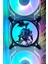Son Goku 120X120 mm Siyah Çerçeveli Pc Aksesuarı Masaüstü Bilgisayar Ikili Fan Kapağı 1