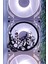 Ironman 120X120 mm Beyaz Çerçeveli Oyun Pc Aksesuarı, Masaüstü Bilgisayar Fan Kapağı 2