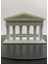 Antik Tapınak Kitaplık Başlığı - 3D Baskı Dekoratif Kitap Desteği | Mimari Tasarım 1