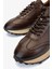 Erkek Deri Kahverengi Sneakers & Spor Ayakkabı 383 6400 Erk Ayk Y25 Khv Slvr/khv Fltr 3